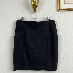 Escada by Margaretha Ley Pockets Wool Pencil Skirt 80s